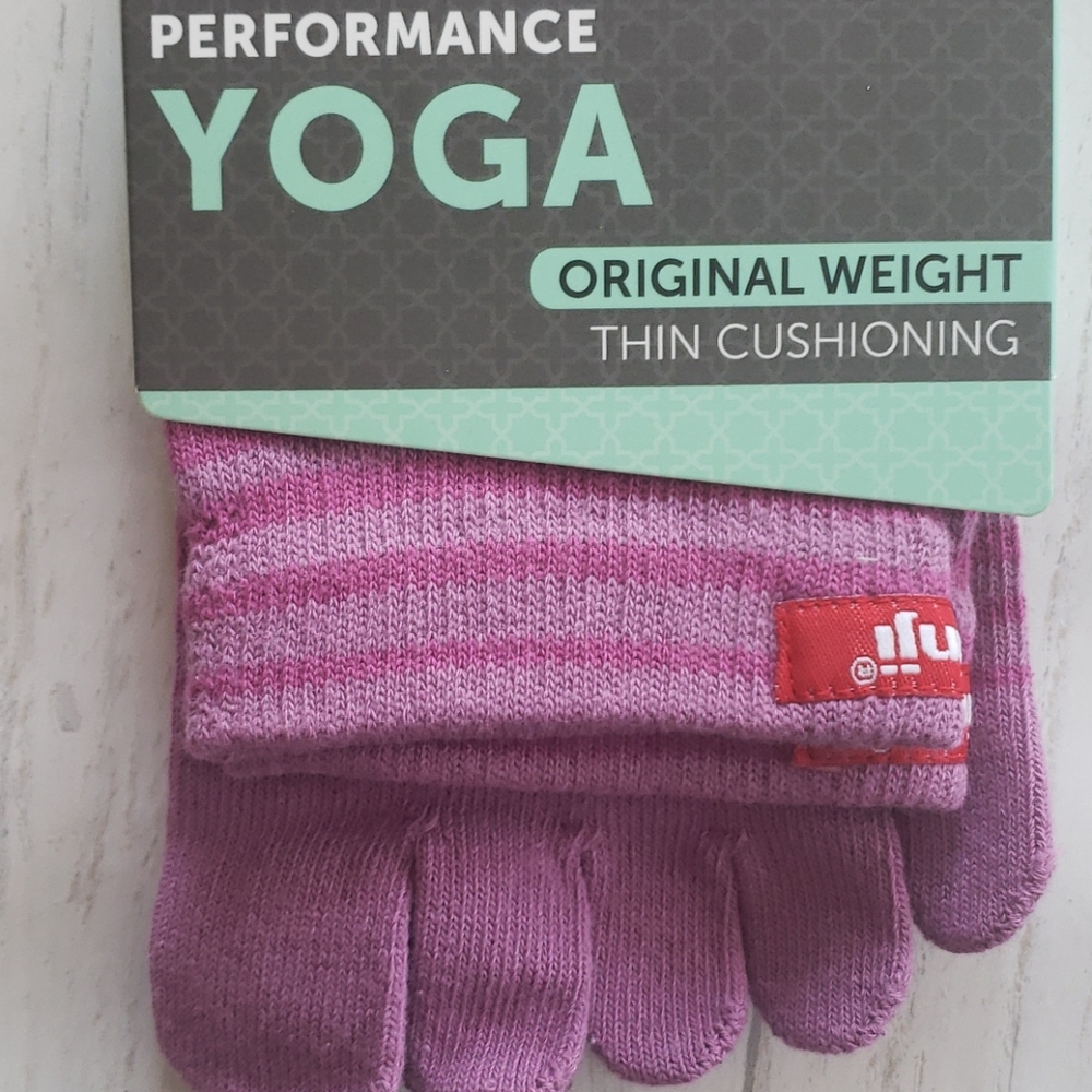 NEW INJINJI PERFORMANCE Yoga Socks Pink, Size 12+